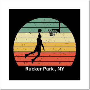 Celebration of Basketball in Rucker Park, NY Posters and Art